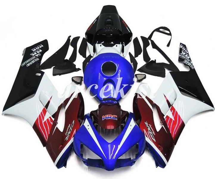 Литье под давлением ABS мотоцикл Полный обтекатели комплект Подходит для HONDA CBR1000RR 2004 2005 04 05 CBR1000 1000RR на заказ красное вино