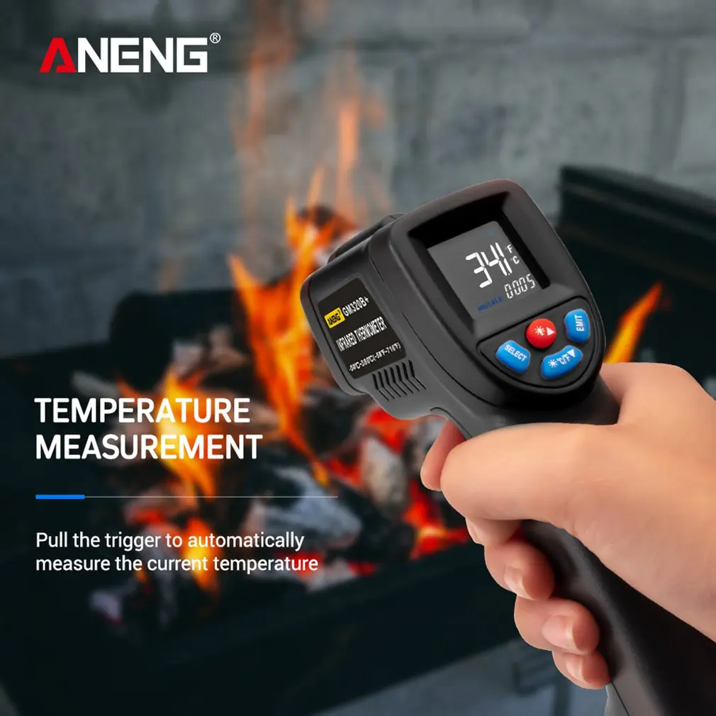 Aneng Gm320B инфракрасный термометр цифровой гигрометр Метеостанция термометр гигрометр термометр лазер