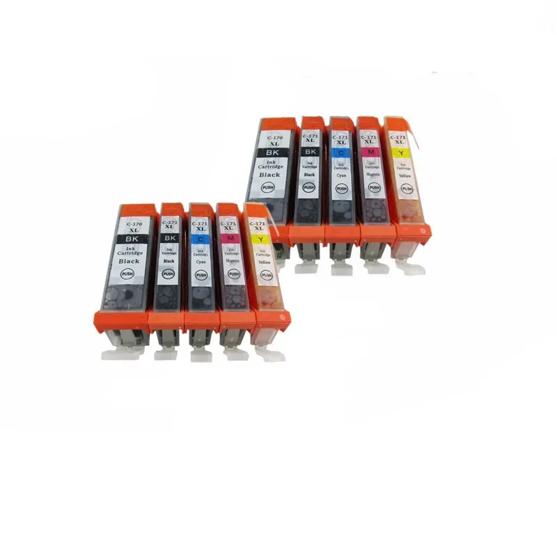 PGI 170 XL PGI170 170XL 170BK CLI 171 чернильные картриджи для Canon Pixma MG7710 MG 7710 струйный