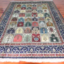 2 м x 3 м шелковый ковер ручной работы, Традиционный Ковер