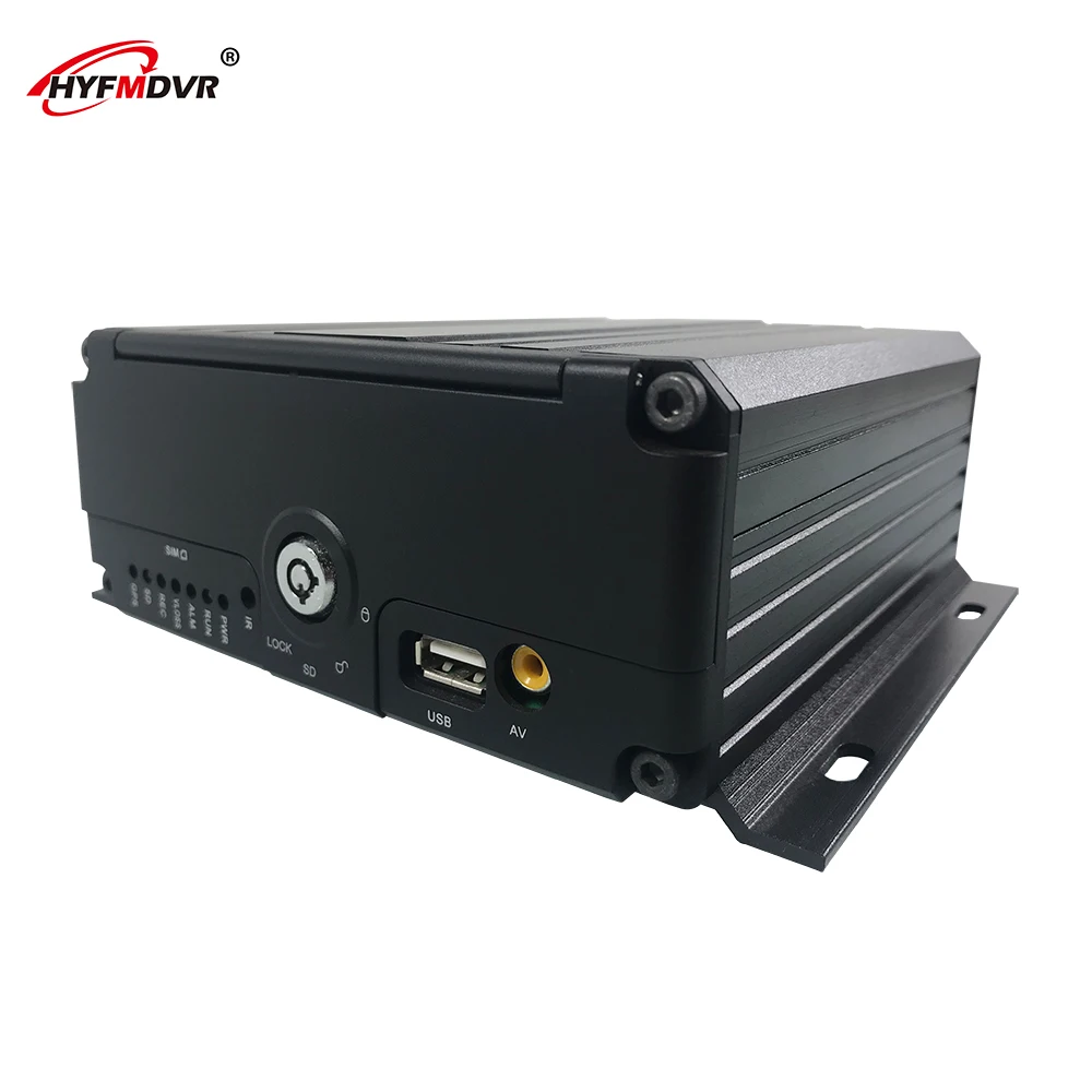 HYFMDVR Vehicle DVR Remote-Monitoring System Video/audio-Input H.264 4G GPS 4CH mobile dvr