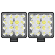 

2Pcs Super bright Work Light for Jeep Car Off-road Motorcycle Trucks SUV Pick-up DC12-60V Flood Light 1200LM Light Pod Fog Light