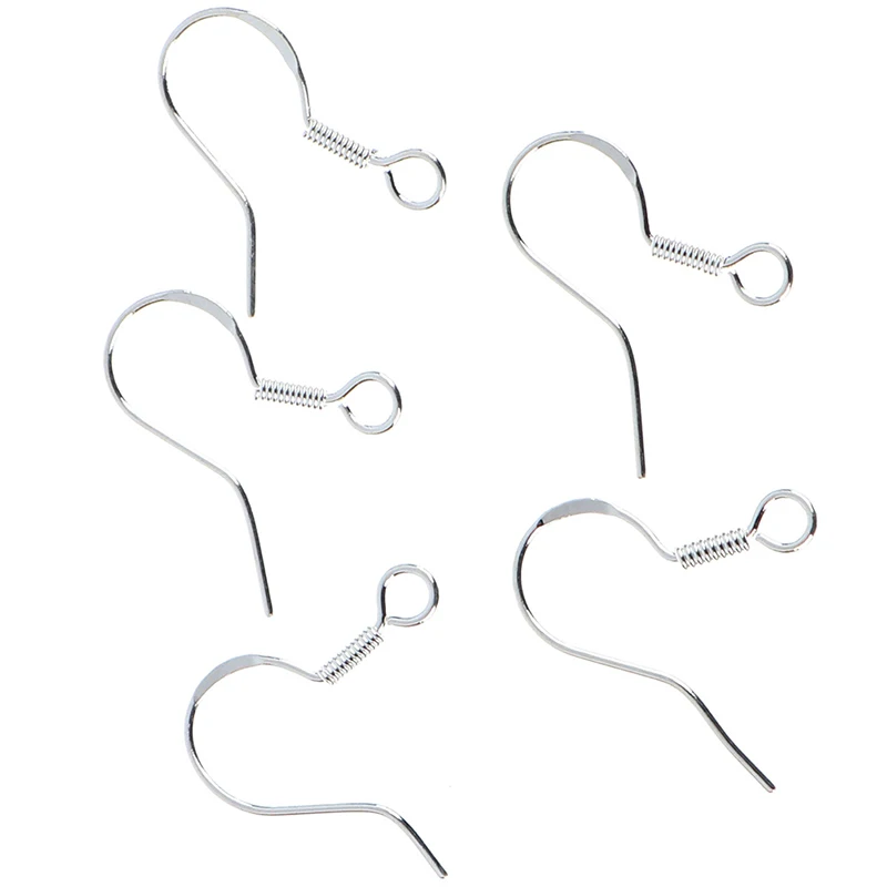

50PCS DIY Earring Findings Earrings Clasps Hooks Fittings DIY Jewelry Making Accessories Iron Hook Earwire Jewelry