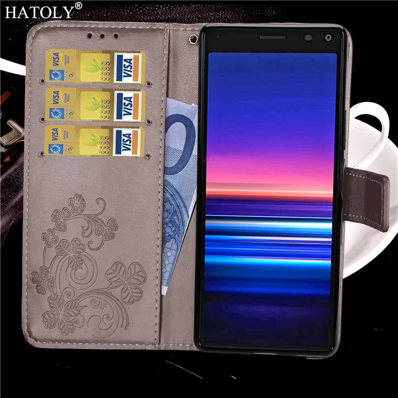 Чехол для Sony Xperia 20 чехол из искусственной кожи с откидной крышкой телефона