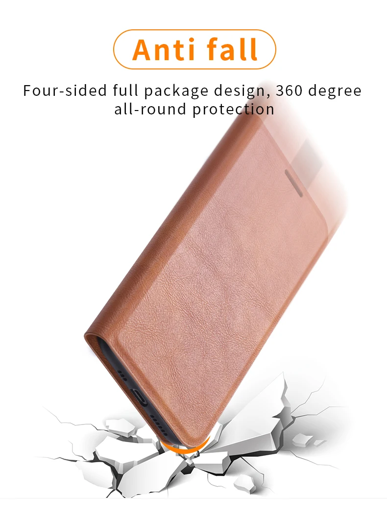 Funda Para Xiaomi Poco F5 5g Adsorbible Carbamato Cuero