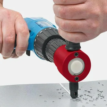 

Double Head Nibble Metal Cutting Sheet Nibbler Saw Cutter Drill Accessories Uk