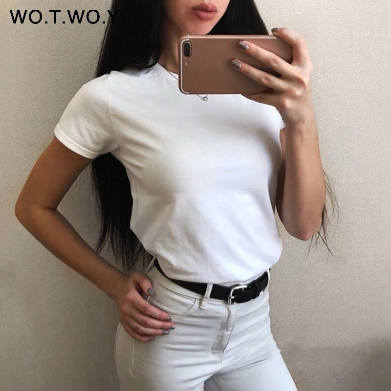 Футболка женская базовая с коротким рукавом 18 цветов|t-shirt women|plain t shirt womenbasic t-shirt |