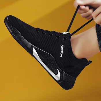 

UNN Newest Fashion Sneakers Breathable Woven Running Shoes Men Baitie WorkMesh Sports Shoes 2020 Summer Men's Shoes