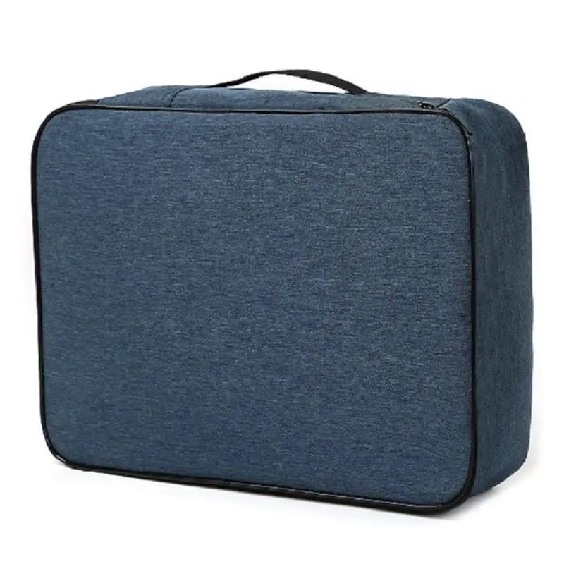 3 Layers Blue Сумка для документов, билетов, водонепроницаемая, 2 слоя, кодовый замок для дома, путешествия - Цвет: 3 Layers Blue