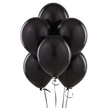 

100 PCS Black 10inch Matte Balloons Wedding Birthday Party Festival Celebration