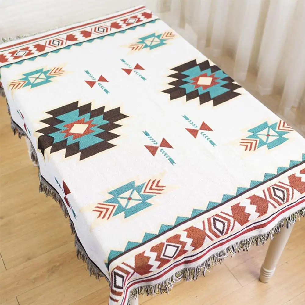 Geometry Throw Blanket Sofa Hanging Tapestry for Sofa Bed Plane Travel fashion towel cover cloth fine line blanket dustproof