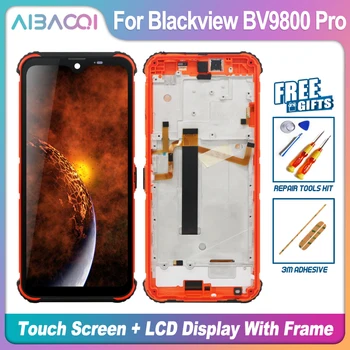 

New Original 6.3 inch Touch Screen+2340x1080 LCD Display+Frame Assembly Replacement For Blackview BV9800/BV9800 Pro Android 9.0