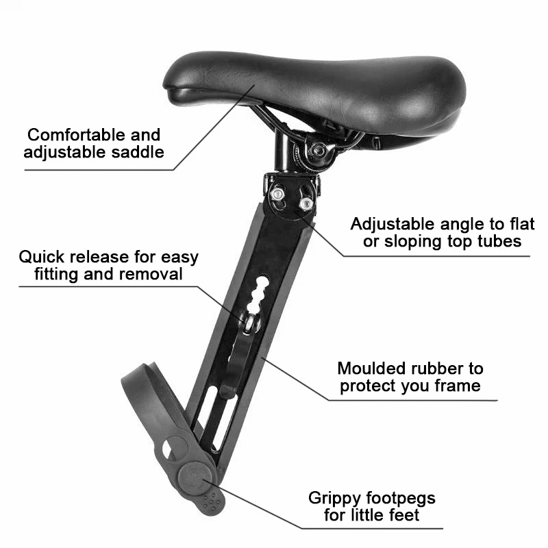 XIEEIX Siège De Vélo Pour Enfant Avant, Siège De Vélo Pour Enfants