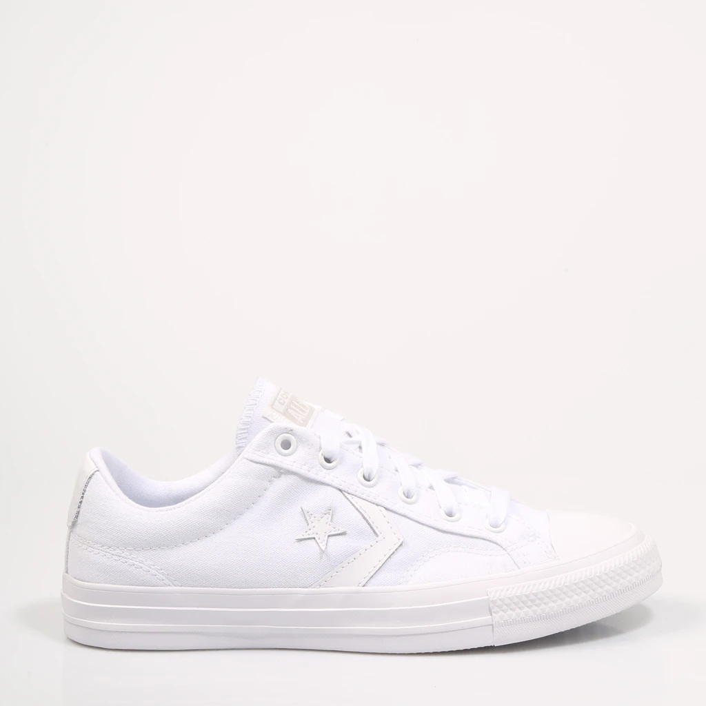 white canvas converse shoes