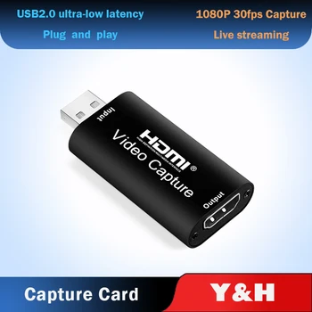 

3 Pcs HDMI Video Capture Card HD 1080P Video Record Live Streaming via DSLR,Camcorder,Action Cam