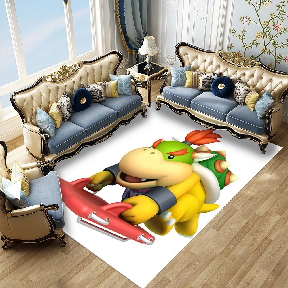

Super Mario Game Character Welcome Intrance Doormats Coffic Table Mats Custom Kids Bedroom Decor Floor Mats Anti-Slip Area Rugs