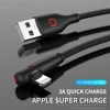 L-shape Lighting USB Cable For iPhone 12 11 Pro XS Max XR X 8 7 6 6S 5S se 3A Fast Charger 90 Degree USB Wire Cord Phone Cable ► Photo 2/6