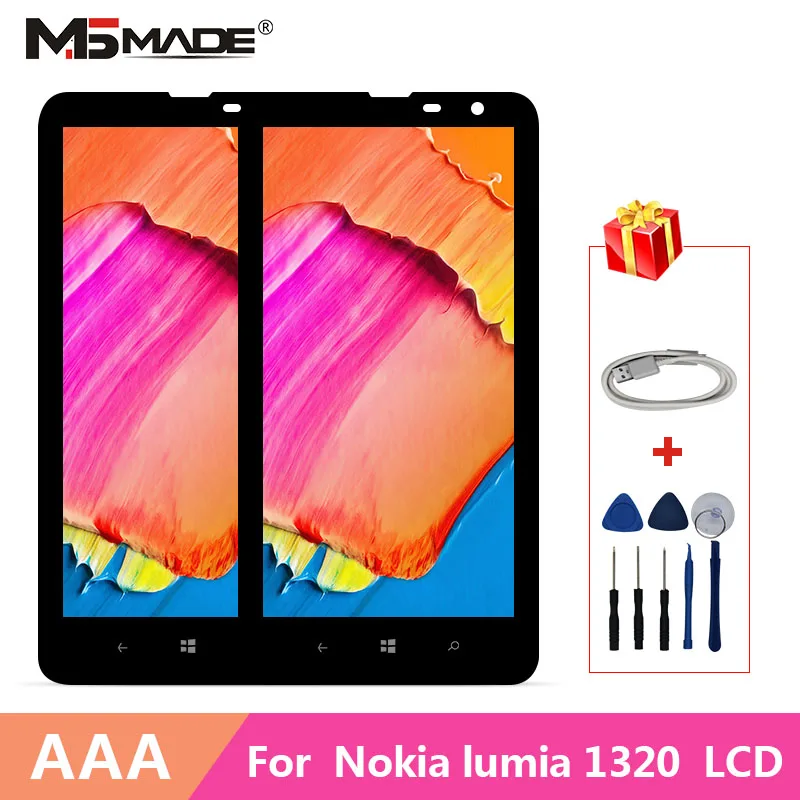 

6.0" For Nokia Lumia 1320 LCD Display Touch Screen With Frame For Nokia 1320 Display Digitizer Replacement Parts