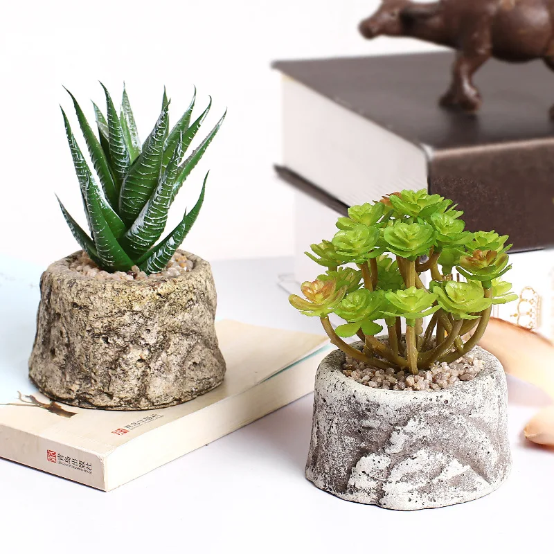 

Nordic Ins Artificial Succulent Potted Artificial Plant Pots Home Decoration Artificial Crafts Cactus Decoracion