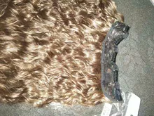 NICESY-extensiones de cabello sintético largo ondulado para mujer, pelo sintético de alta temperatura, color negro, 22 pulgadas, 5 Clips