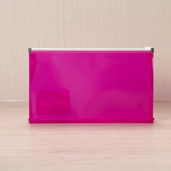 

10 Packs Plastic Zip Envelopes Letter Size Holder File Document Receipt Envelope Folders Assorted Color Office Supplier