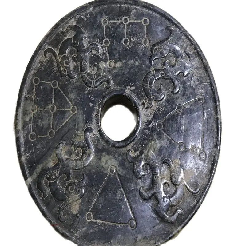 Китайская коллекция культур красной горы железные метеориты резные Юби | Дом и