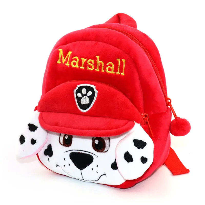 

2019 New PAW PATROL Cartoon Kindergarten School Bag Baby Action Figure bag Toy Children's Backpack Doll Kids Toy Gift