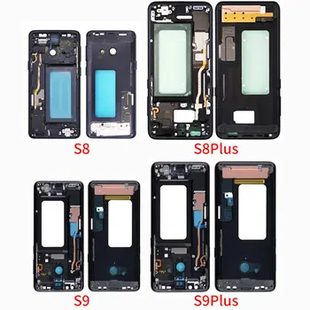 

10Pcs For Samsung Galaxy S8 Plus G950f G955F S9 Plus G955f G950F Housing LCD Display Middle Frame Midframe Bezel Chassis Plate