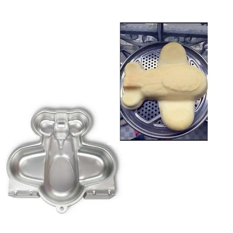 Подставка для очков формы для тортов креативный мультфильм USB разветвитель формы для выпечки алюминиевый сплав летательные аппараты формы для выпечки DIY Инструменты для выпечки(серебро