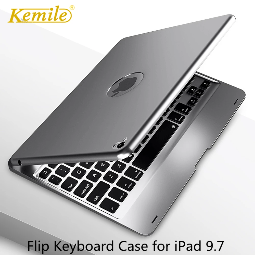Flip Keyboard para Apple Ipad 9.7 2023 2023 ar Pro 9.7 Case Case Teclado Bluetooth para Ipad Mini 7.9 Case Teclado