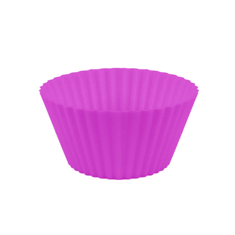 12 шт./компл. круглый Форма силиконовая форма для выпечки кекса лайнер для шоколадного кекса выпечки чашки для приготовления печенья Форма для выпечки тортов DIY украшения инструменты - Цвет: 07