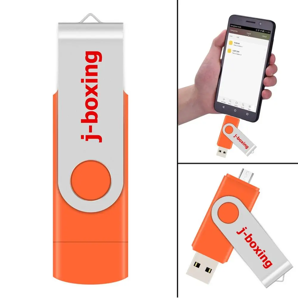 Флеш накопитель J boxing OTG USB 32 ГБ два порта|USB флэш-накопители| |