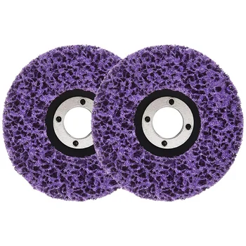 

2PCS 5-Inch Cleaning and Peeling Quick-Change Abrasive Disc Used for Polishing to Remove Paint Rust and Oxidation