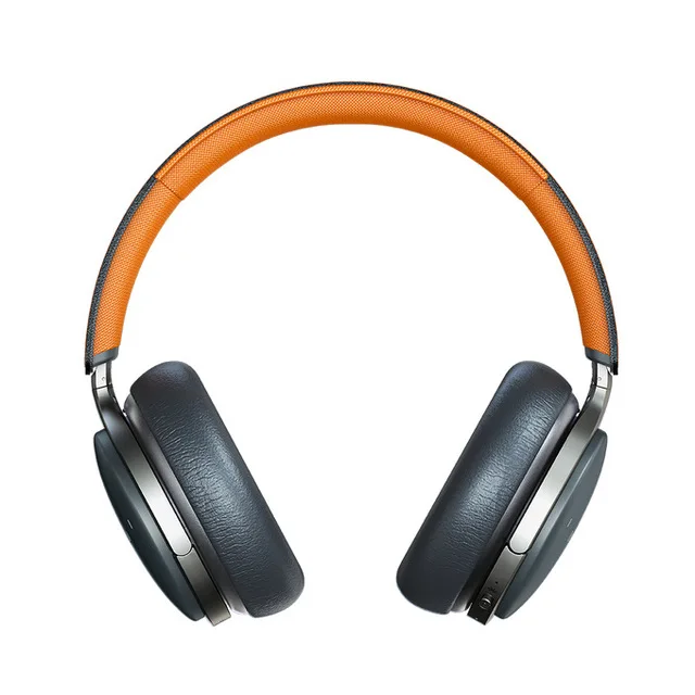 Meizu HD60 наушники с кожаной повязкой на голову беспроводные 25h Hi-Res type-C Bluetooth 5,0 с шумоподавлением сенсорное управление Aicy Siri Apt-X - Цвет: Orange
