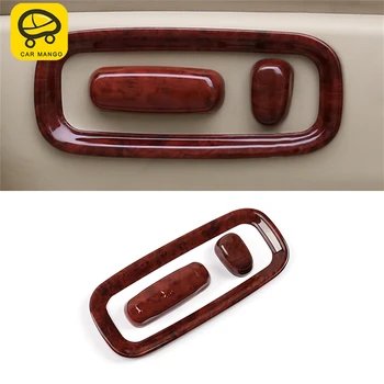 

CARMANGO Car Styling Seat Adjust Switch Panel Cover Frame Sticker Interior Accessories for Toyota Land Cruiser 200 2016-2018
