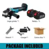 Drillpro 125MM Brushless Electric Angle Grinder Li-Ion Battery Polisher Cutting Machine DIY Power Tools For Makita 18V Battery 5