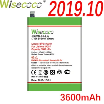

WISECOCO 3600mAh Battery For Ulefone U007 U 007 Cell Phone In Stock Latest Production High Quality New Battery+Tracking Number
