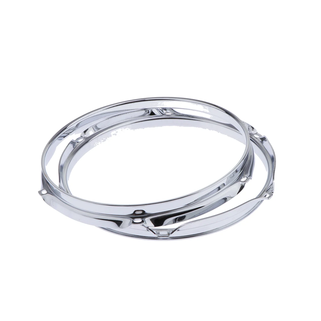10in 6 Hole Tom Drum Die Cast Hoop Set for Drum Build or Restoration 2.5mm