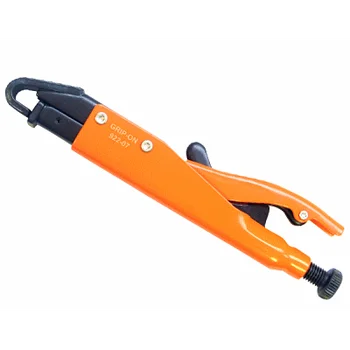 

Grip-on, Axial Grip type J ///holds two overlay and flanged sheets