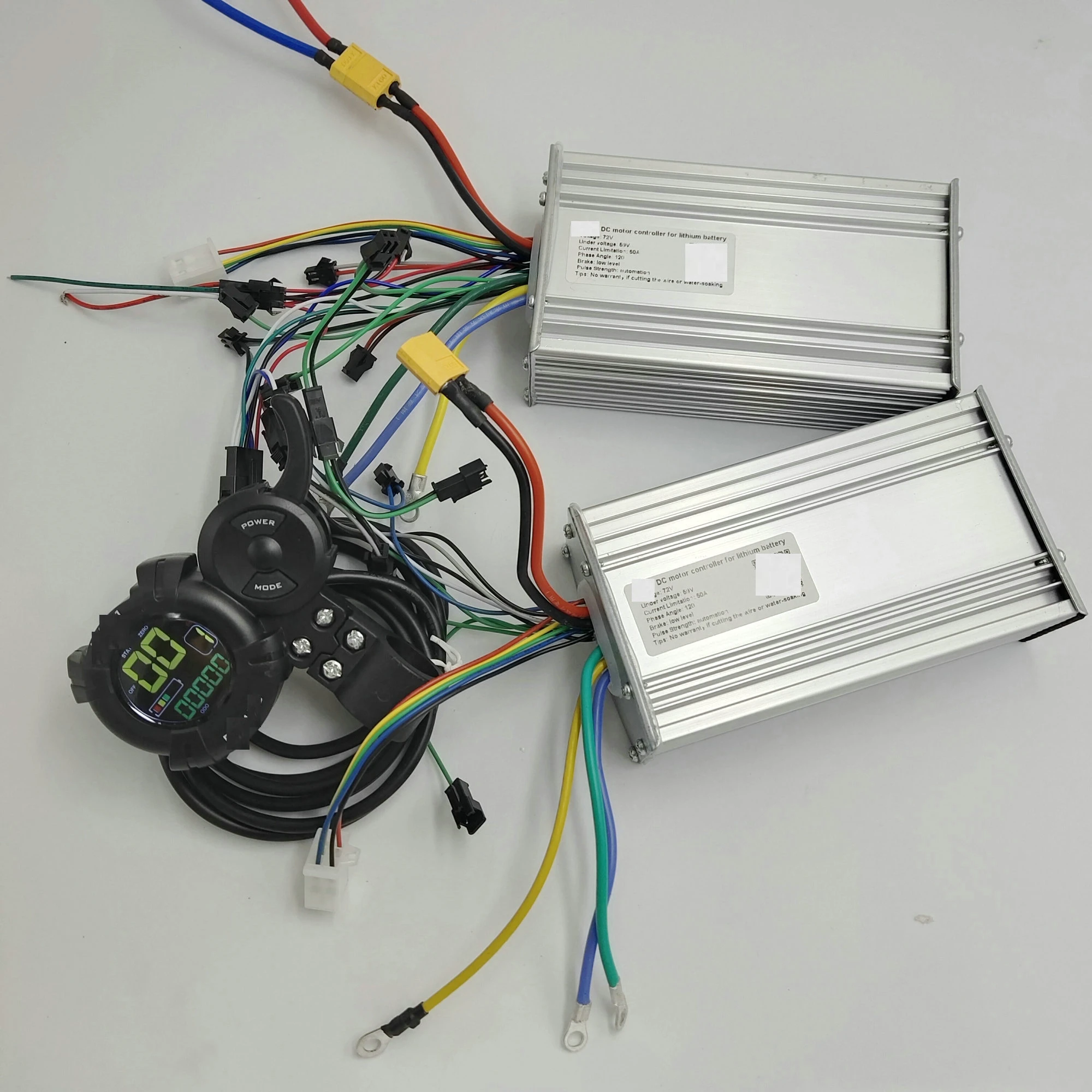 1*LCD Display+Shifter+2*Controllers 72v40A 50A 12MOSFET for ...