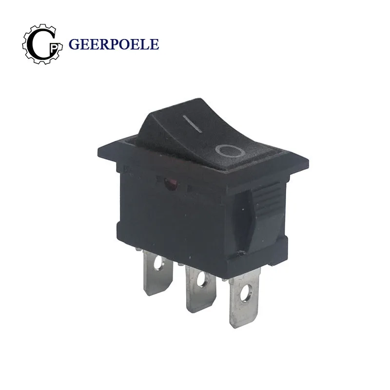 10 шт./партия KCD1 2 Pin 250V 3A лодочный переключатель 21*15 15*10 оснастка SPST ON OFF кулисный переключатель положения - Цвет: 21mmx15mm