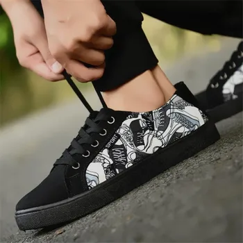 

Designer new spring canvas men's shoes small whiteboard shoes boys casual non-slip fashion men's casual men sneakers shoes