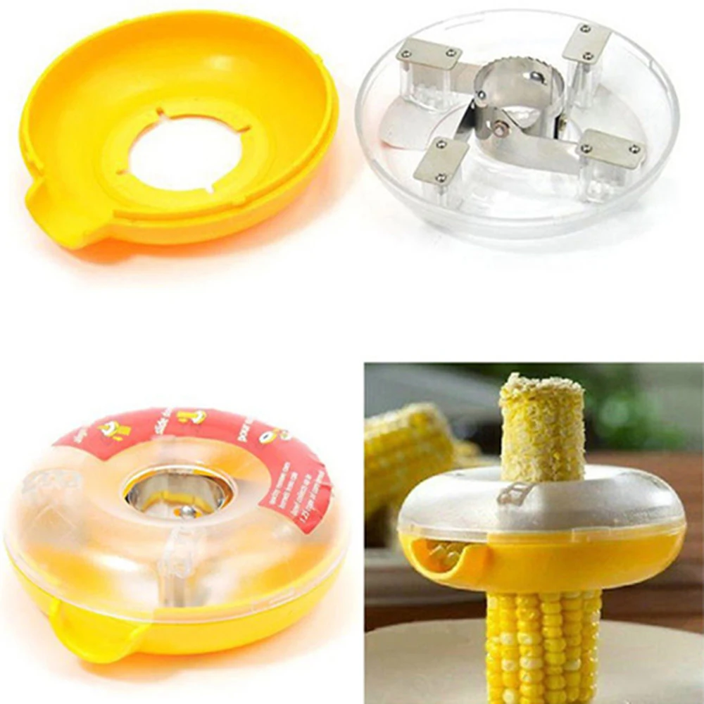 Corn Threshing Stripping Round Corn Stripper Home Kitchen Utensil Tool Accessories Gadget Labor-saving for Kitchen Tools Gadgets