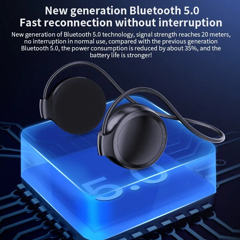 K31 5.0 Ear Hook Bluetooth Headset Sports High Battery Capacity Card Music Earphone Noise Reduction Wireless Bluetooth Headphone18