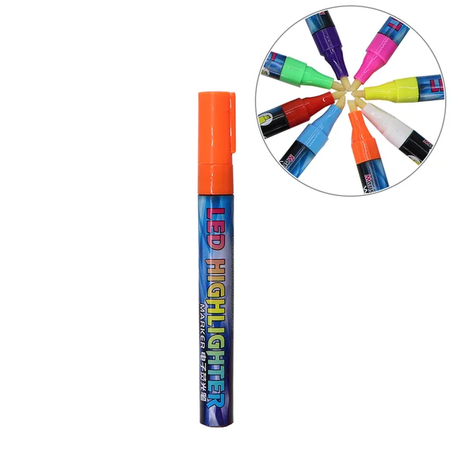 1Db Jelölő Toll Led Kiemelő Jelek 140 Mm*1,5 Mm 8 Színek Opcionális Ferde Nibrush Méhész Queen Méhek Szerszámai - Image 3