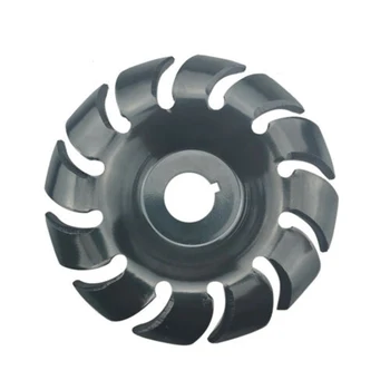 

Angle Grinder Milling Cutter Woodcarving Disc Manganese Steel 90mm*12T