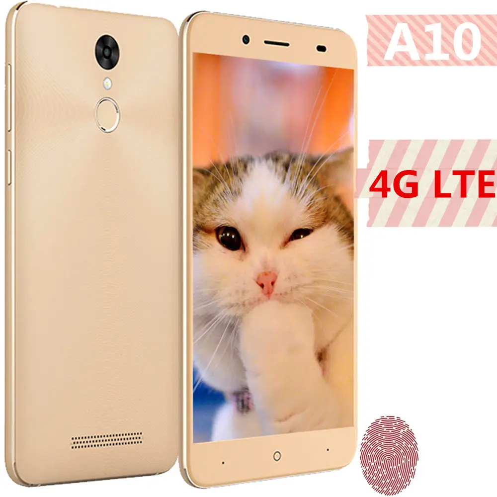 A10 4G LTE смартфон с четырёхъядерным процессором ОЗУ 2 Гб ПЗУ 16 android 5 дюймовым
