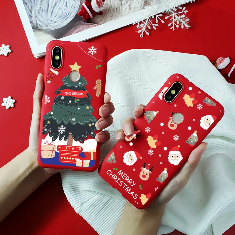 

Merry Christmas TPU Case For Xiaomi Redmi CC9e CC9 K20 Mi F1 9 SE 8 6X 5X A1 A2 Lite 5A 6 6A 7A S2 Note 4X 5 8 6 7 Pro Plus Case