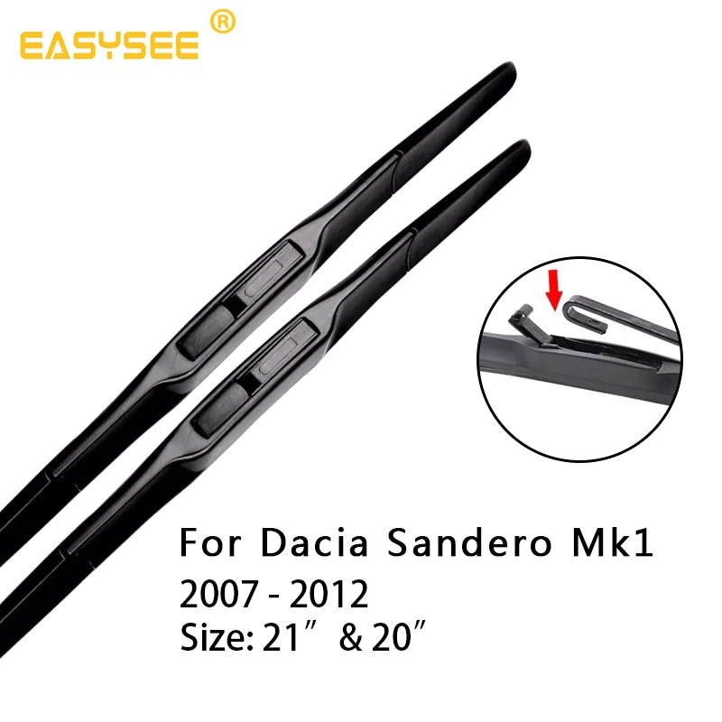 windscreen Wiper Blades for Renault / Dacia Sandero Mk1 Mk2 Exact Fit