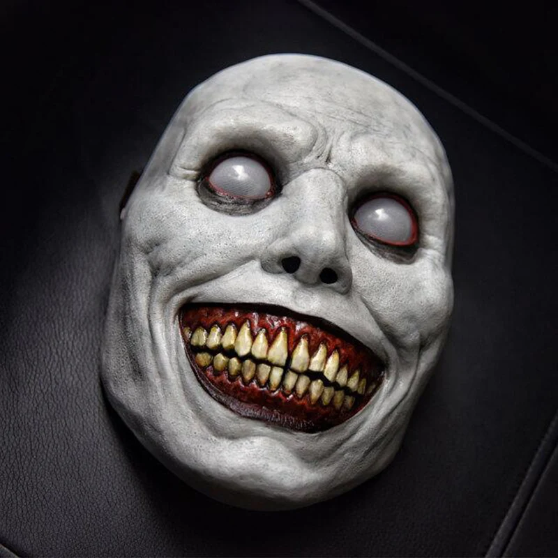 Creepy Halloween Mask Smiling Demons Horror Face Masks The Evil Cosplay Props Headwear Dress Up Party Clothing Accessories Gifts